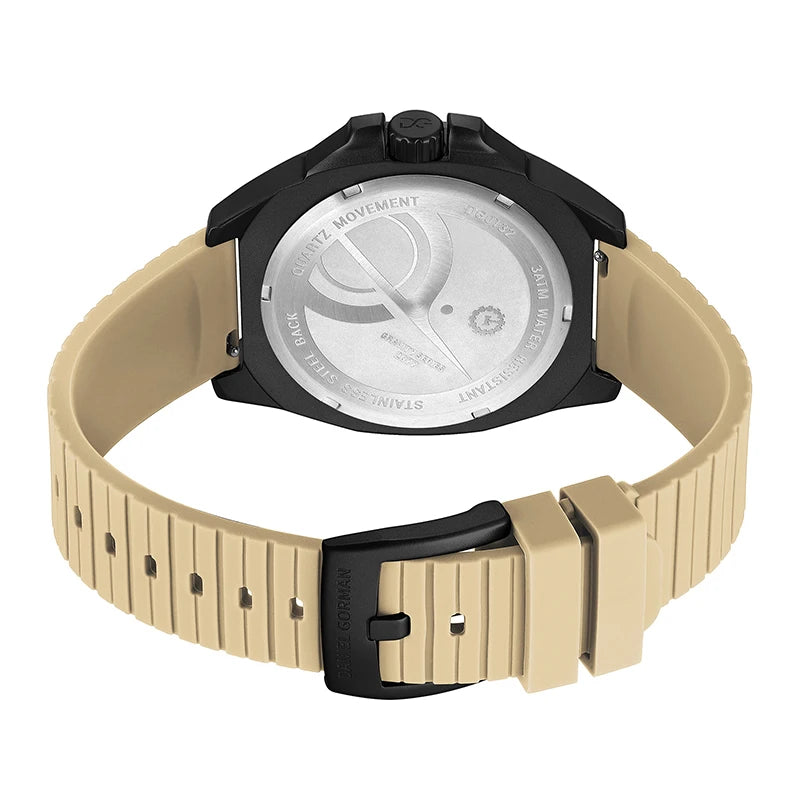 DG0132 Men's Unique Magnetic Gravity Quartz Watch Minimalist Fashion Steel Ball Wristwatch with Creative Dial Gift