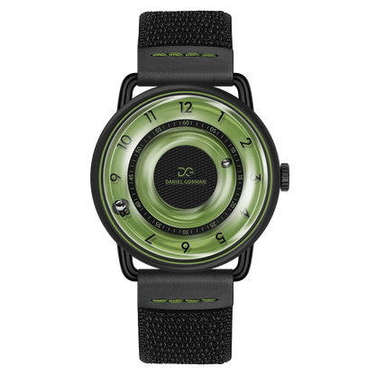 Daniel Gorman Y000 Magnetic Ball Watch – Year 2000 Edition – on wrist
