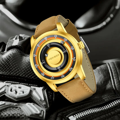 FOXBOX Floating Magnetic Ball Watch – Creative Free-Ball Display – on wrist