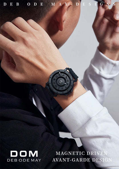 DOM 1733 Magnetic Ball Watch – Constellation Dial – detail view