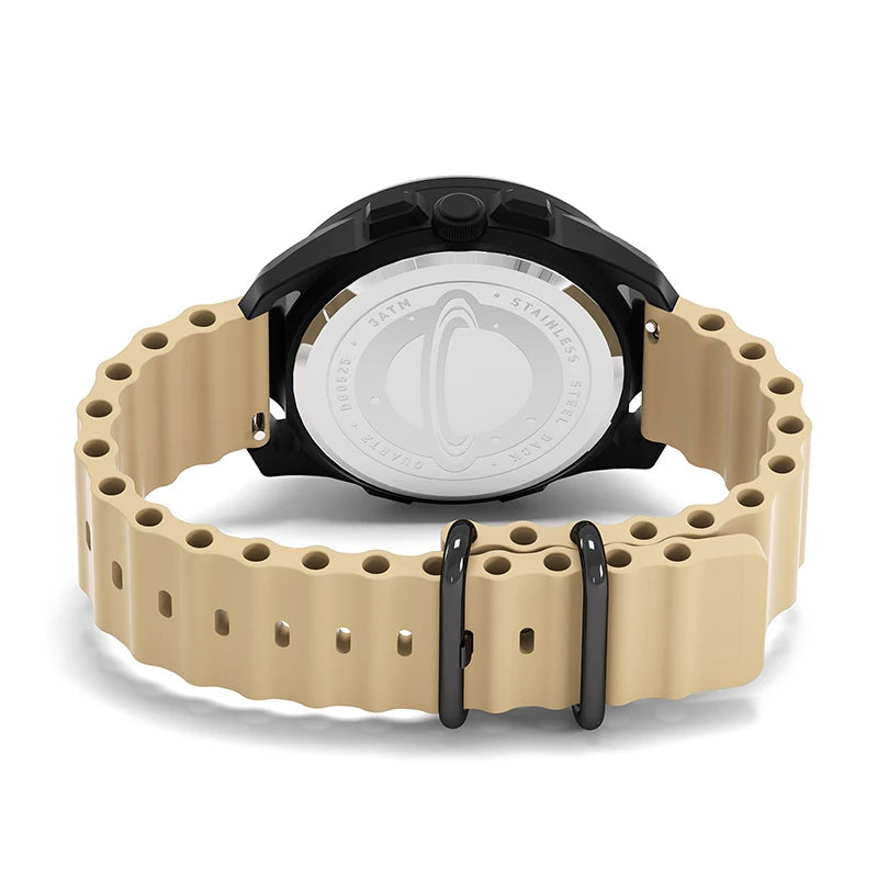 ग्रह श्रृंखला नवीनतम डिजाइन चुंबकीय एनालॉग आयरन बॉल घड़ी हाथ सिलिकॉन बैंड जलरोधक चमकदार पुरुषों क्वार्ट्ज घड़ियाँ