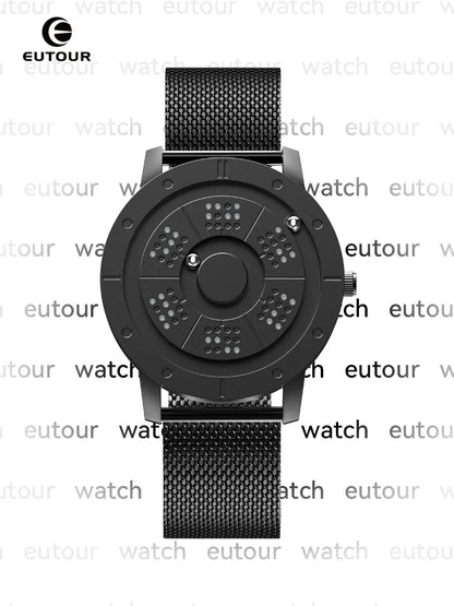 EUTOUR 2025 Magnetic Ball Watch – Unisex Quartz – front view