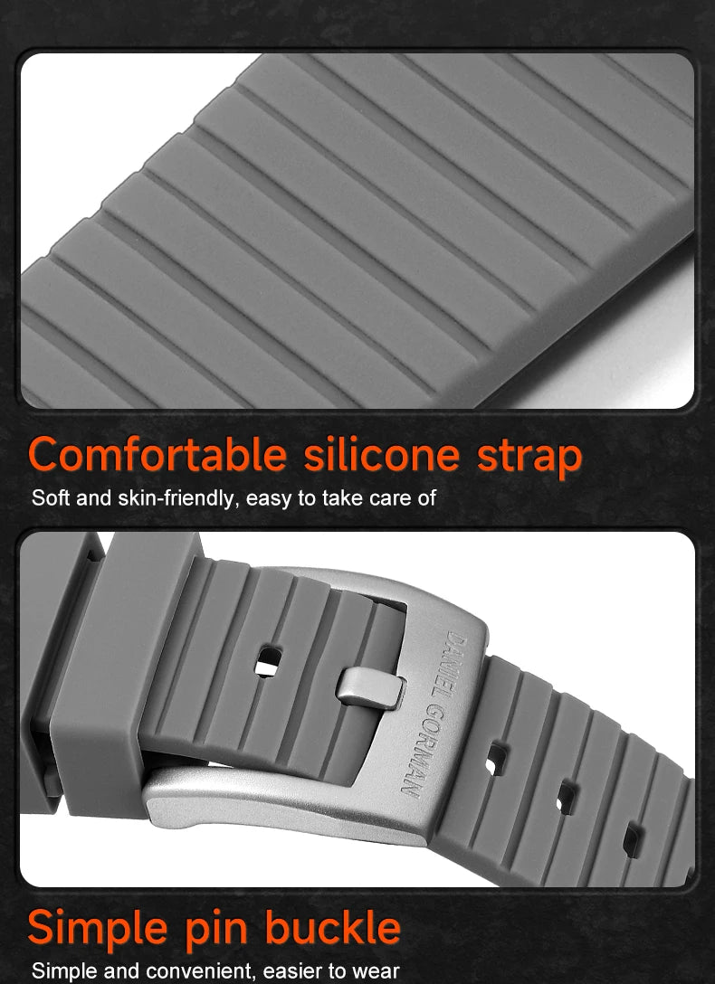 DG0132 Men's Unique Magnetic Gravity Quartz Watch Minimalist Fashion Steel Ball Wristwatch with Creative Dial Gift