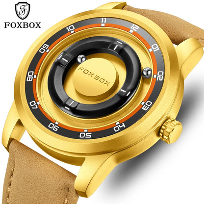 FOXBOX Floating Magnetic Ball Watch – Creative Free-Ball Display – detail view