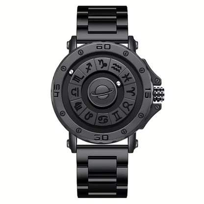 DOM 1733 Magnetic Ball Watch – Constellation Dial – detail view