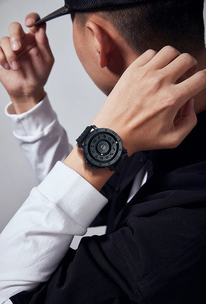 DOM 1733 Magnetic Ball Watch – Constellation Dial – detail view