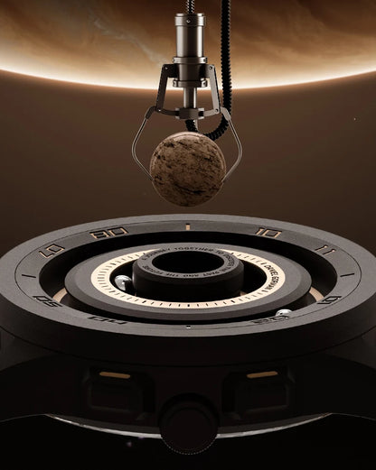 Daniel Gorman DG0525 Planet Magnetic Ball Watch – Brass Case – detail view