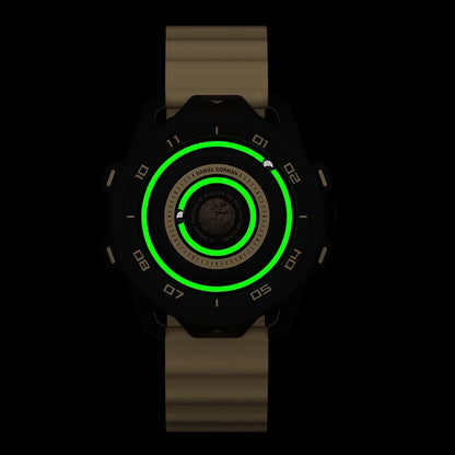 Daniel Gorman DG0525 Planet Magnetic Ball Watch – Brass Case – on wrist