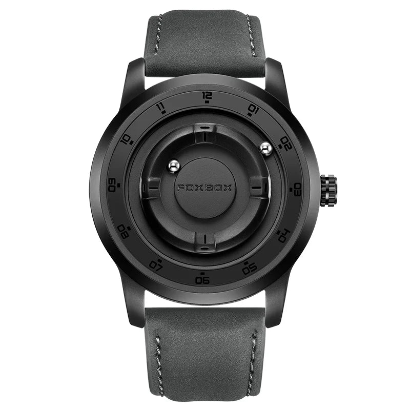 FOXBOX Magnetic Driven Watch – Waterproof Fashion Quartz – detail view
