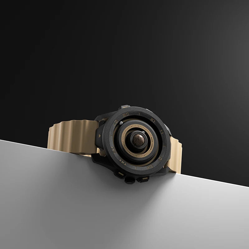 ग्रह श्रृंखला नवीनतम डिजाइन चुंबकीय एनालॉग आयरन बॉल घड़ी हाथ सिलिकॉन बैंड जलरोधक चमकदार पुरुषों क्वार्ट्ज घड़ियाँ