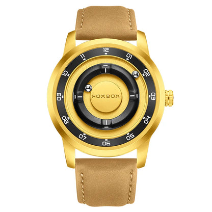 FOXBOX Floating Magnetic Ball Watch – Creative Free-Ball Display – detail view