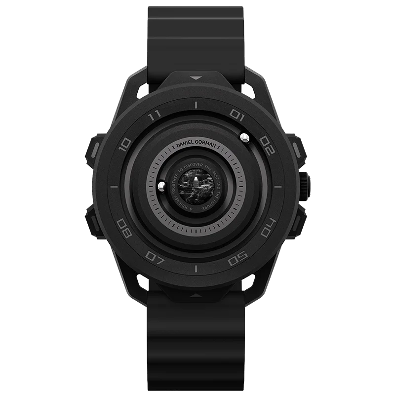 ग्रह श्रृंखला नवीनतम डिजाइन चुंबकीय एनालॉग आयरन बॉल घड़ी हाथ सिलिकॉन बैंड जलरोधक चमकदार पुरुषों क्वार्ट्ज घड़ियाँ