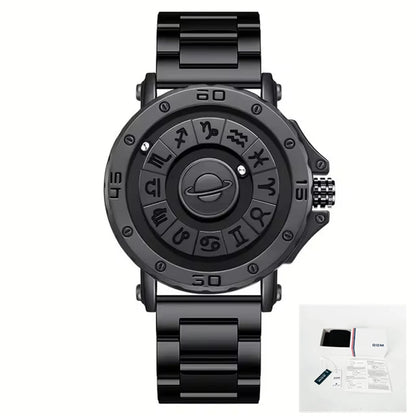 DOM 1733 Magnetic Ball Watch – Constellation Dial – detail view