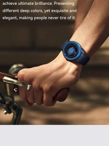EUTOUR E024 Magnetic Ball Watch – 5 ATM Waterproof – detail view