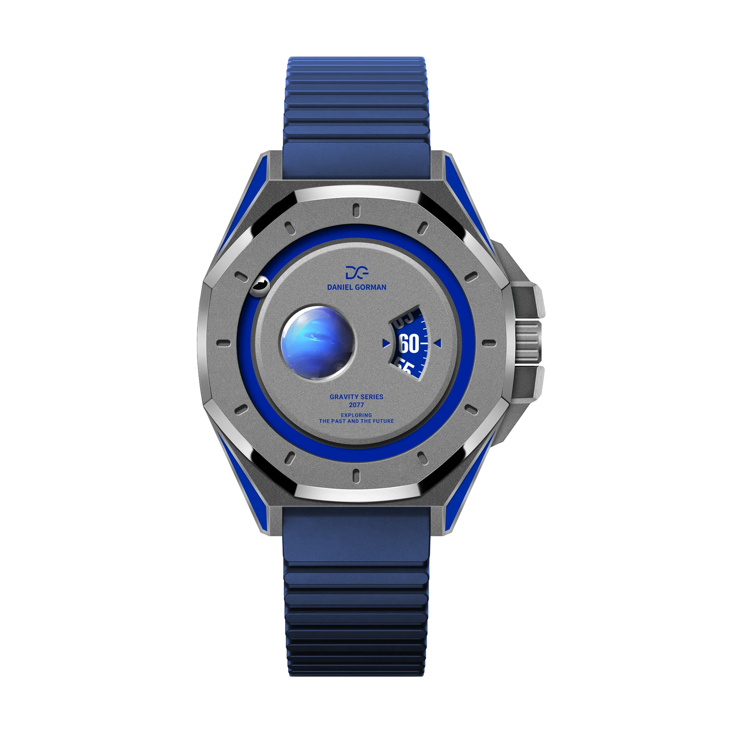 Đồng hồ mặt số nam châm, chất liệu vỏ bằng đồng thau, thiết kế năm 2026, kiểu dáng "hành tinh nam châm", máy quartz Nhật Bản, dây đeo có thể điều chỉnh.