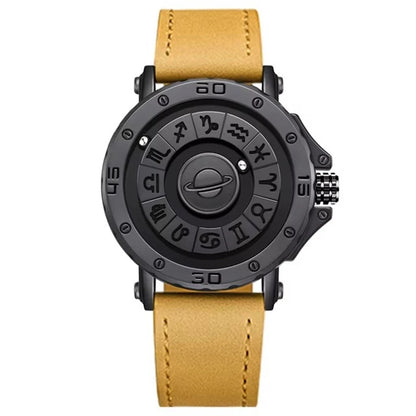 DOM 1733 Magnetic Ball Watch – Constellation Dial – detail view