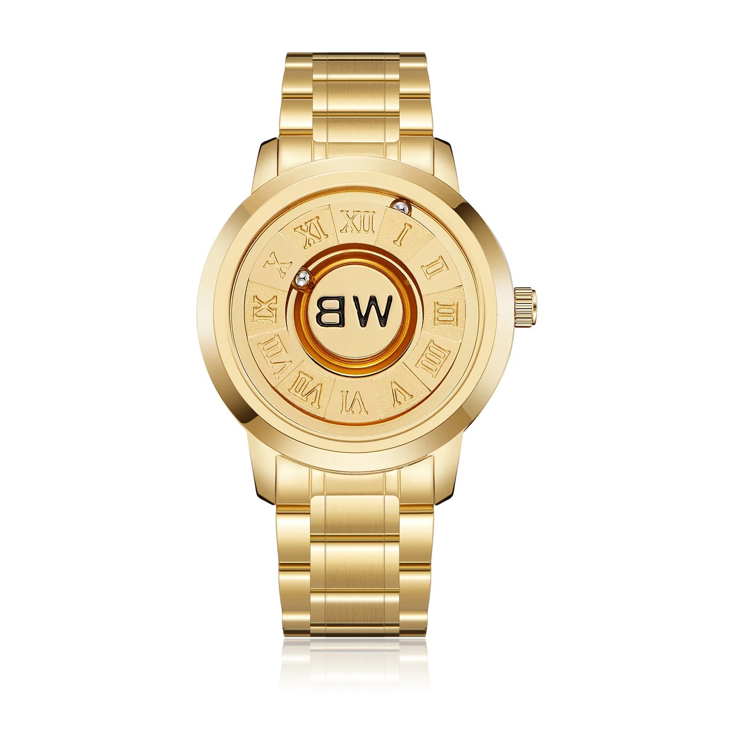 2025 Luxury Watch Men Creative Scrolling Pointer Magnetic Force Sport Watches Men quartz Chronograph Man Clock Relogio Masculino