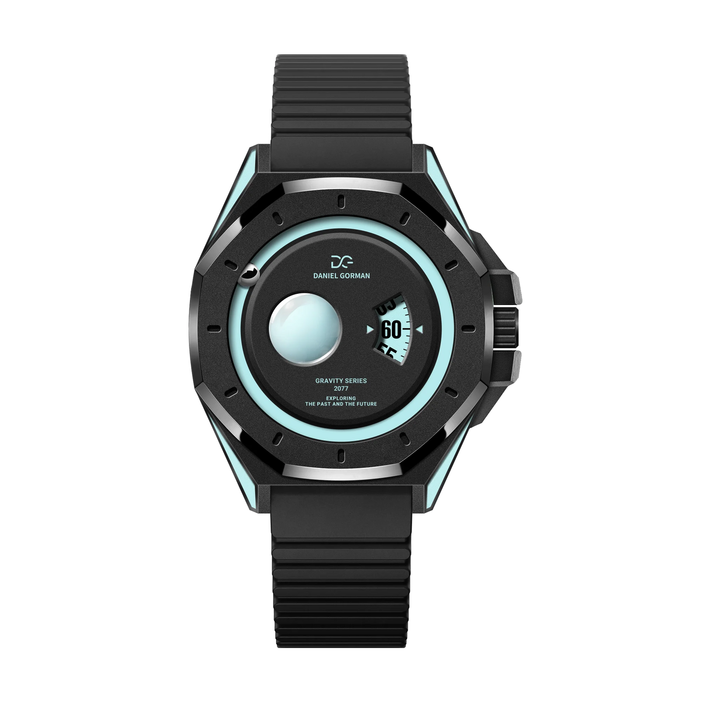 Đồng hồ mặt số nam châm, chất liệu vỏ bằng đồng thau, thiết kế năm 2026, kiểu dáng "hành tinh nam châm", máy quartz Nhật Bản, dây đeo có thể điều chỉnh.