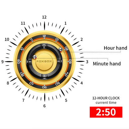 FOXBOX Floating Magnetic Ball Watch – Creative Free-Ball Display – detail view