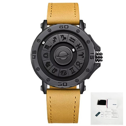 DOM 1733 Magnetic Ball Watch – Constellation Dial – detail view
