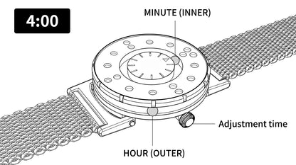 EUTOUR 2025 Magnetic Watch – Digital Men's – detail view