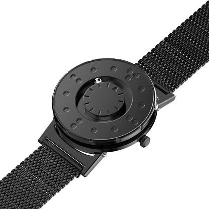 EUTOUR 2025 Magnetic Watch – Digital Men's – side view