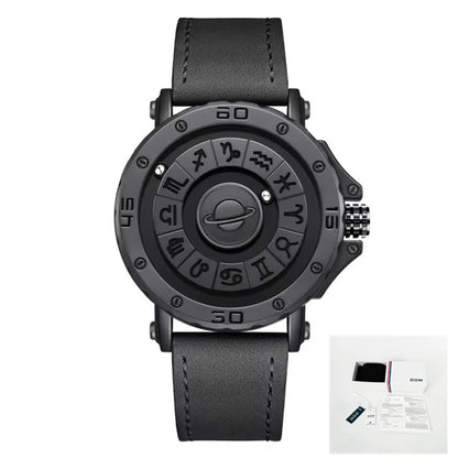 DOM 1733 Magnetic Ball Watch – Constellation Dial – detail view