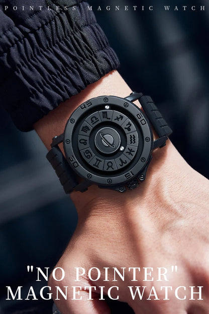 DOM 1733 Magnetic Ball Watch – Constellation Dial – detail view