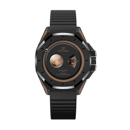Daniel Gorman 2026 Magnetic Ball Watch – Brass Case & Sapphire Crystal – detail view
