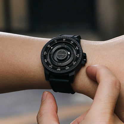 Daniel Gorman DG0221 Magnetic Levitation Watch – Silicone – front view