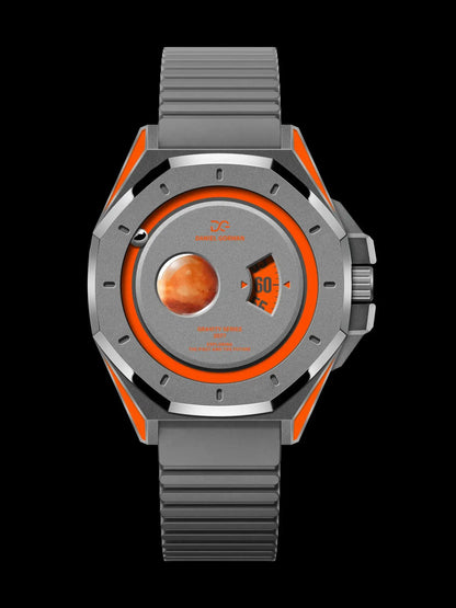Daniel Gorman 2026 Magnetic Ball Watch – Brass Case & Sapphire Crystal – detail view