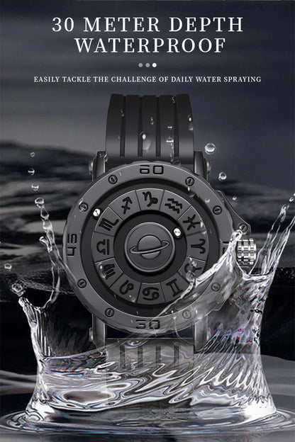 DOM 1733 Magnetic Ball Watch – Constellation Dial – detail view