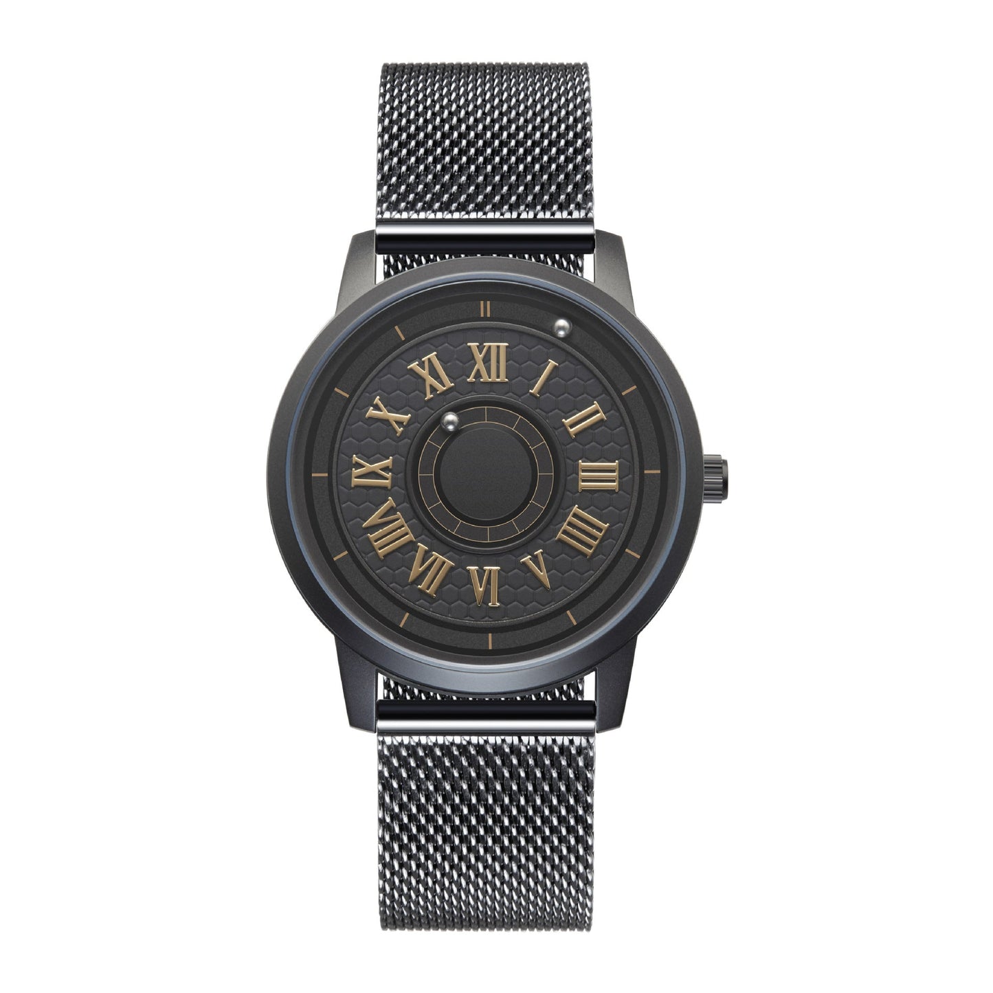 Magnetic Ball Watch - National Style - E040A net steel belt