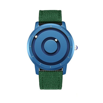 Simple & Stylish Magnetic Ball Watch – Clean Minimalist Design – detail view
