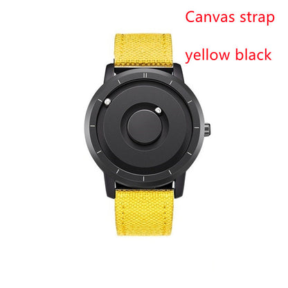 Simple & Stylish Magnetic Ball Watch – Clean Minimalist Design – detail view