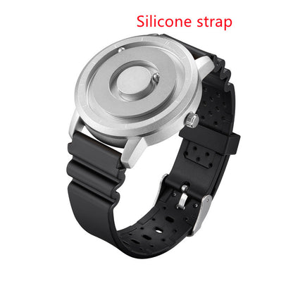 Simple & Stylish Magnetic Ball Watch – Clean Minimalist Design – detail view