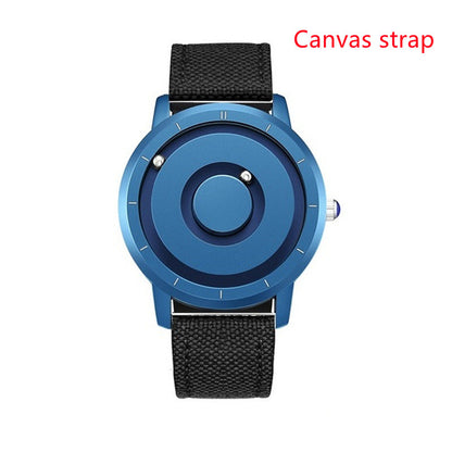 Simple & Stylish Magnetic Ball Watch – Clean Minimalist Design – detail view