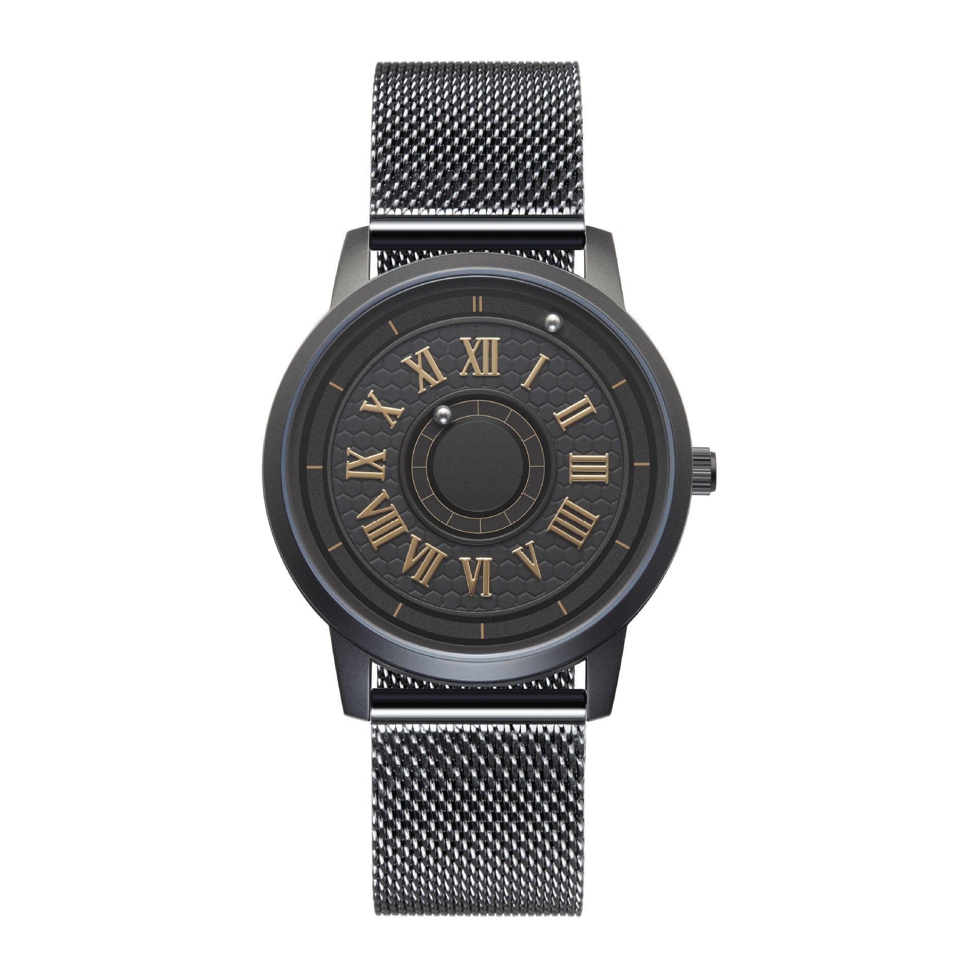 Magnetic Ball Watch – Heritage National Style – detail view