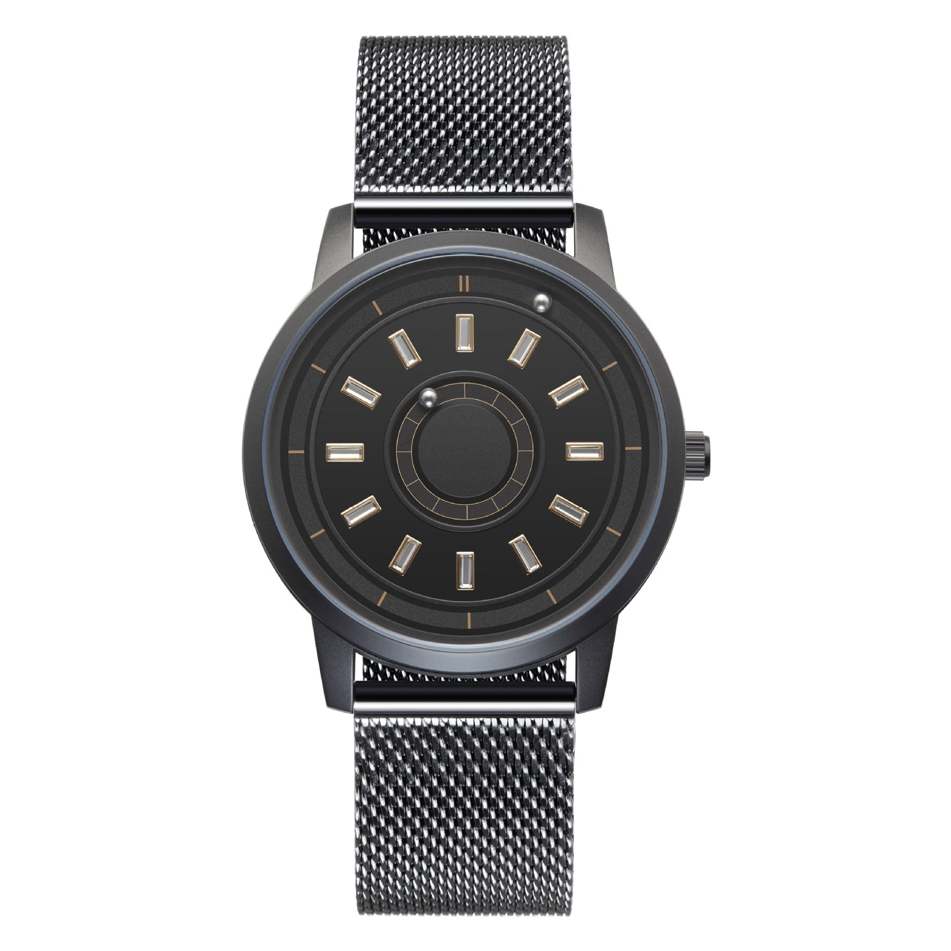 Magnetic Ball Watch – Heritage National Style – detail view