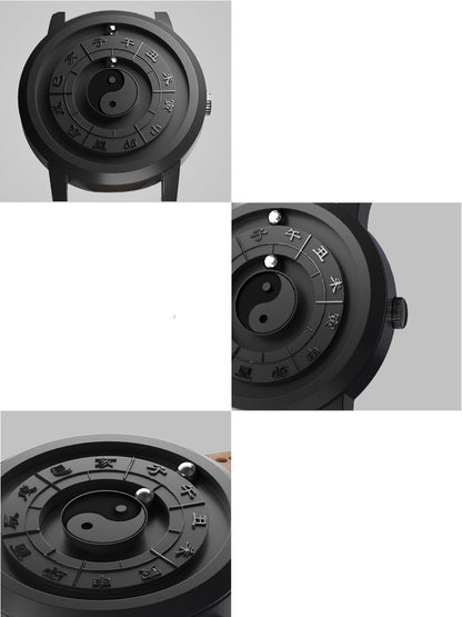 Sundial Taiji Magnetic Ball Watch – Dual Ball Premium – detail view